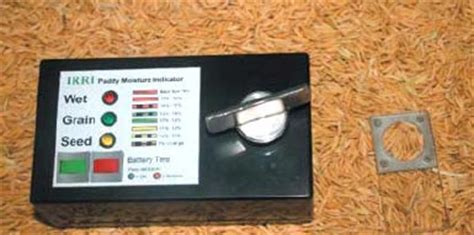 moisture content meter for rice|irri rice moisture meter.